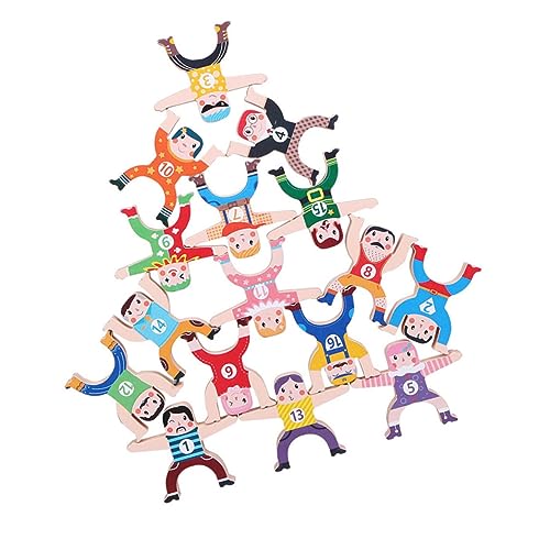 Supvox Balanciersteine aus Holz Buntes Stapelspielzeug für Mädchen Fördert Gleichgewicht und Hand Augen koordination Glatte Oberfläche Kreatives Lernspielzeug für Drinnen und Draußen Supvox Balanciersteine aus Holz Buntes Stapelspielzeug für Mädchen Fördert Gleichgewicht und Hand Augen koordination Glatte Oberfläche Kreatives Lernspielzeug für Drinnen und Draußen von Supvox