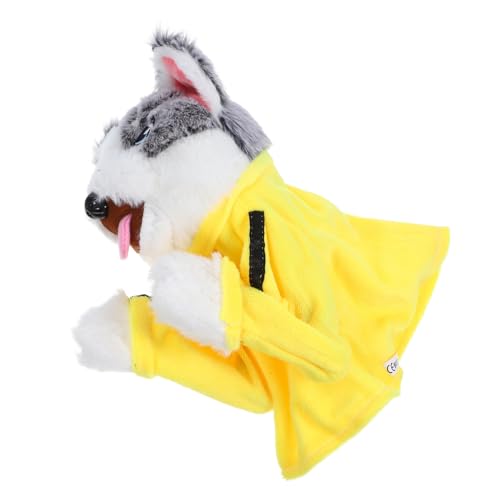 Supvox Boxhundpuppe Für Hunde Interaktives Hundespielzeug Sprechen Ausbildung Marionette Rollenspiel Handpuppe Plüsch-handpuppe Hund Yellow Kurzer Plüsch von Supvox