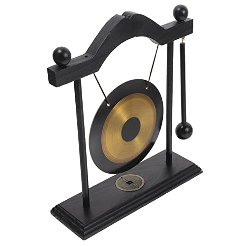 Supvox Brass Gong Tischdekoration mit Holzständer Chinesisches Schlaginstrument für Eleganten Desktop Schmuck Langlebig Verblassend für Zuhause und Büro Supvox Brass Gong Tischdekoration mit Holzständer Chinesisches Schlaginstrument für Eleganten Desktop Schmuck Langlebig Verblassend für Zuhause und Büro von Supvox