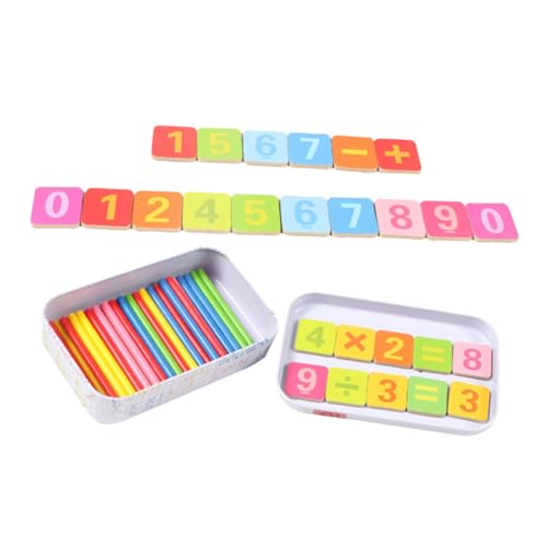 Supvox Buntes Holz zählstäbchen Pädagogisches Lernspielzeug für Vorschulkinder Montessori Mathehilfe zum Zahlen Lernen und Rechnen Üben Sichere Glatte Oberfläche für Kindergarten und Supvox Buntes Holz zählstäbchen Pädagogisches Lernspielzeug für Vorschulkinder Montessori Mathehilfe zum Zahlen Lernen und Rechnen Üben Sichere Glatte Oberfläche für Kindergarten und von Supvox
