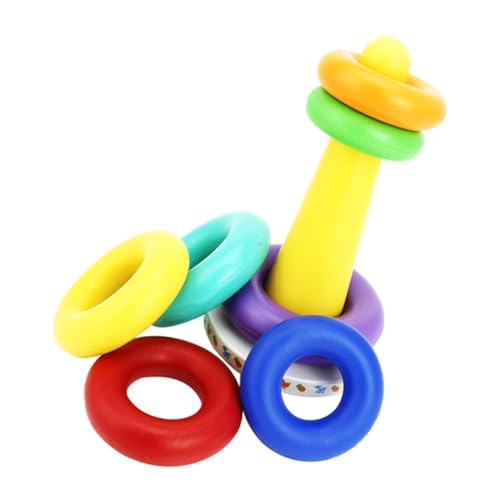 Supvox Buntes Stapelspielzeug für Kleinkinder Sensorisches Lernspiel Farbenfrohes Ringeset Wahrnehmung und Motorik Pädagogisches Aktivitätsspielzeug für Junge Mädchen Supvox Buntes Stapelspielzeug für Kleinkinder Sensorisches Lernspiel Farbenfrohes Ringeset Wahrnehmung und Motorik Pädagogisches Aktivitätsspielzeug für Junge Mädchen von Supvox