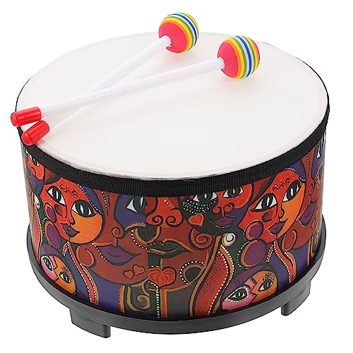 Supvox Buntes Trommelspielzeug für Frühes Lernspielzeug Musikinstrument für Jungen und Mädchen Orff Instrument Sicher für Frühkindliche Entwicklung von Supvox
