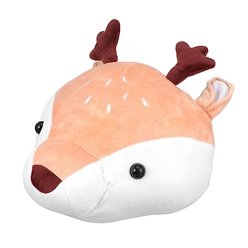 Supvox Cartoon Elefant Wandbehang Heimwand Ornament Hängende Plüsch Hirschpuppe Kinderspielzeug Wanddekor Puppe Plüsch Kitz Kuschelpuppe Rentier Stofftier Hirsch von Supvox