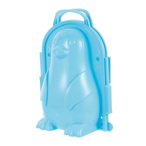 Supvox Cartoon Pinguin Schneeballzange Blau Schneeballmacher für Winter Schneefeldspielzeug Sichere Herstellung Perfekter Schneekugeln Kinderfreundlich Einfach zu Bedienen für von Supvox