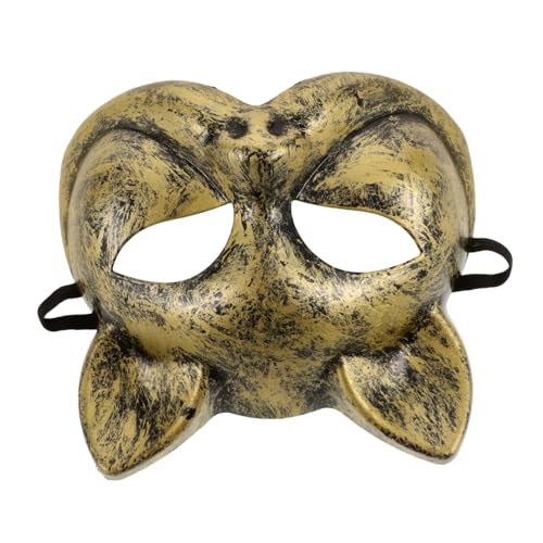 Supvox Cat Masquerade Maske Vintage Gold Halbgesichts Katzenmaske für Halloween Kostüm Party Cosplay Tiermaskerade Fasching Zubehör Supvox Cat Masquerade Maske Vintage Gold Halbgesichts Katzenmaske für Halloween Kostüm Party Cosplay Tiermaskerade Fasching Zubehör von Supvox
