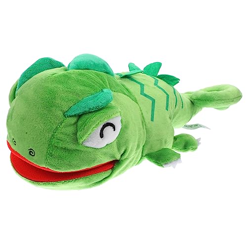 Supvox Chamäleon -Handpuppe ausgestopft Plüsch Marionette Vorschulspielzeug Eidechsenpuppe für Kuscheltier Echsenspielzeug Fingerpuppe Tierpuppe PP Baumwolle Grün Supvox Chamäleon -Handpuppe ausgestopft Plüsch Marionette Vorschulspielzeug Eidechsenpuppe für Kuscheltier Echsenspielzeug Fingerpuppe Tierpuppe PP Baumwolle Grün von Supvox