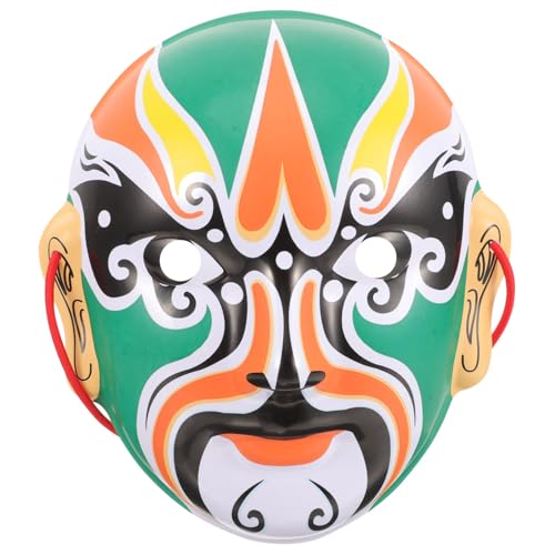 Supvox Chinesische Peking Oper Maske Traditionelle Handgefertigte Cosplay Maske für Partys und Kostümbälle für Halloween und Bühnenaufführungen von Supvox