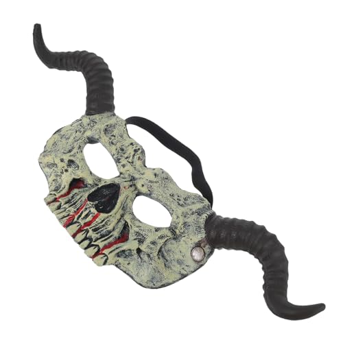 Supvox -Cosplay-Maske – Halloween-Partymaske mit Teufelshörnern, Kostümzubehör für Erwachsene, Rollenspiele und Karnevalsveranstaltungen, Bühnenauftritte von Supvox