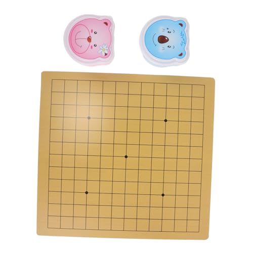 Supvox Cute Bear Go Set für Leichtes Tragbares Brettspiel mit Doppelseitigem Tischdesign für Anfänger Cartoon Weiqi für Zuhause und Unterwegs Supvox Cute Bear Go Set für Leichtes Tragbares Brettspiel mit Doppelseitigem Tischdesign für Anfänger Cartoon Weiqi für Zuhause und Unterwegs von Supvox