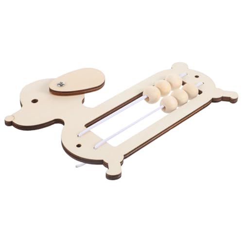 Supvox DIY Holzspielzeug für Vorschulkinder Handgemachtes mit Rechenperlen für Kreative Lernaktivitäten Geeignet für Jungen und Mädchen von Supvox