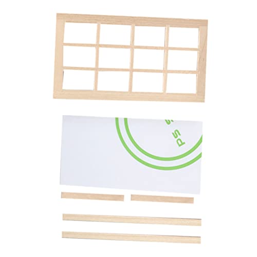 Supvox DIY Puppenhaus Zubehör Naturbelassenes Holzfenster Handgefertigte Puppenhaus Möbel Dekoratives für Kinderzimmer und Fotorequisiten Supvox DIY Puppenhaus Zubehör Naturbelassenes Holzfenster Handgefertigte Puppenhaus Möbel Dekoratives für Kinderzimmer und Fotorequisiten von Supvox