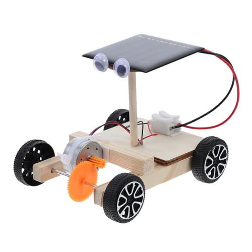 Supvox DIY Solar Car Bastelset für Mini Holzmodell zum Zusammenbauen Pädagogisches Kreativität und Praktischen Fähigkeiten für Outdoor Aktivitäten von Supvox