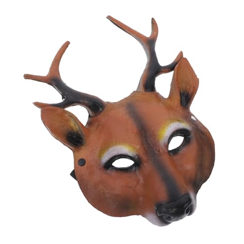 Supvox Deer Design Halloween Maske aus PU Wiederverwendbare Tiermaske für Kostümpartys Cosplay und Feste Dekorativer Requisitenartikel für Weihnachten und Halloween Supvox Deer Design Halloween Maske aus PU Wiederverwendbare Tiermaske für Kostümpartys Cosplay und Feste Dekorativer Requisitenartikel für Weihnachten und Halloween von Supvox