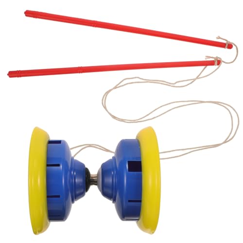 Supvox Diabolo Yoyo Mit Dreifach Fitness- Und Anfänger Geeignet Für Traditionelle Chinesische Jonglage Robust Und Tragbar Blau Stabfarbe Zufällig von Supvox