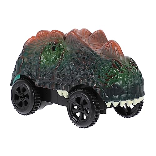 Supvox Dinosaurier-Auto für kinderspielzeug DIY Kinderrennbahn Cartoon-Rennwagen Rennwagen Schienenauto- Abs Green Supvox Dinosaurier-Auto für kinderspielzeug DIY Kinderrennbahn Cartoon-Rennwagen Rennwagen Schienenauto- Abs Green von Supvox