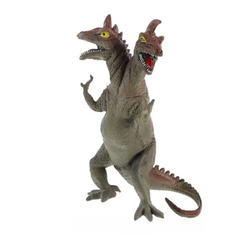 Supvox Dinosaurier Modell Mit Sound Doppelköpfiges Große Graue Dinosaurier Figur Für Interaktives Lernspielzeug Jahren Realistische Geräusche Für Kreatives von Supvox