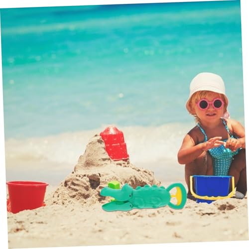 Supvox Dinosaurier Sandspielzeug Sandclip aus Langlebig und Leicht zu Reinigen mit Griff für Kreative Sandformen Geeignet für Strand und Winter Pädagogisches Outdoor von Supvox
