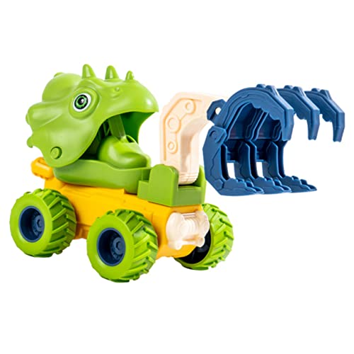 Supvox Dinosaurier Spielzeugauto für Dino Fahrzeug Lernspielzeug für Drinnen und Draußen Perfektes für Dino Fans Fördert Kreativität und Motorik von Supvox