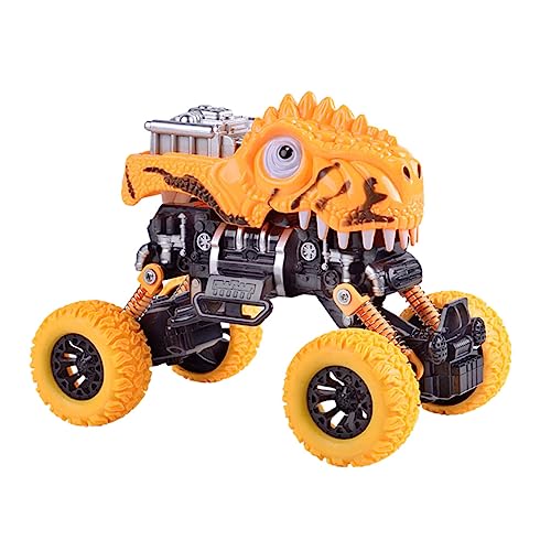 Supvox -Dinosaurierauto Dinosaurier-Rückziehauto reibungsgetriebenes Auto Rückzugsfahrzeug Auto zurückziehen Plastik Gelb Supvox -Dinosaurierauto Dinosaurier-Rückziehauto reibungsgetriebenes Auto Rückzugsfahrzeug Auto zurückziehen Plastik Gelb von Supvox