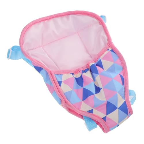 Supvox Doll Tragegurt für Mädchen Tragbarer Puppenträger mit Zusammenklappbarem Design Puppenzubehör Pinkem Dreiecksmuster für Outdoor Aktivitäten Supvox Doll Tragegurt für Mädchen Tragbarer Puppenträger mit Zusammenklappbarem Design Puppenzubehör Pinkem Dreiecksmuster für Outdoor Aktivitäten von Supvox
