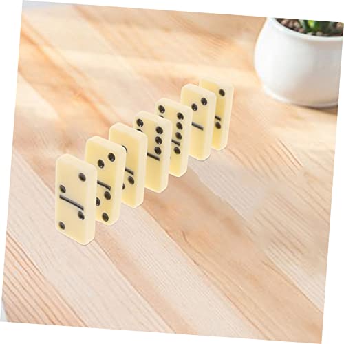 Supvox Domino Set aus Hochwertigen Leichtes Reisespiel für Familie und Party Klassisches Brettspiel für Erwachsene für Zusammenkünfte und Lernspaß von Supvox