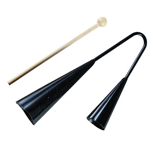 Supvox Doppelhornringer Instrument Kind Klassenzimmer Trommel klimpern Musical Kleine Agogo -Glocken Agogo-Glocke Musikalische Handglocke Montessori hölzerne Agogo Bell Schwarz Supvox Doppelhornringer Instrument Kind Klassenzimmer Trommel klimpern Musical Kleine Agogo -Glocken Agogo-Glocke Musikalische Handglocke Montessori hölzerne Agogo Bell Schwarz von Supvox
