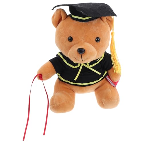 Supvox Dr Bär Puppe Abschluss Plüschbär Abschlusstier Plüschtiere Weiche Plüschtiere Kuschelbär Abschlussbär Puppe Abschlusssaison Tier Abschluss Stofftier Pp Baumwolle von Supvox