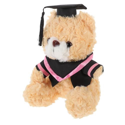 Supvox Dr Bär Puppe Gedenkgeschenke Tierischer Abschlussbär Partybedarf Abschlussgeschenk Cartoon Bär Puppe Niedlicher Bär Kleine Bär Puppe Abschluss Plüsch Bär Puppe Pp Baumwolle von Supvox