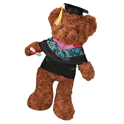 Supvox Dr Bear Puppe Gedenkgeschenke Bärengeschenke Für Ihn Abschlussgeschenke Für Sie Glückwunschgeschenke Für Frauen Geburtstagsgeschenk Bär Plüsch Abschlusspuppen Abschluss von Supvox