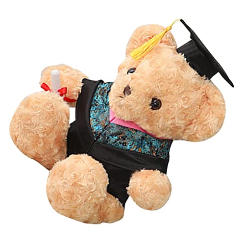 Supvox Dr. Bärenpuppe Tragen Abschluss Ihr Abschluss Bär Abschlussgeschenke Für Sie 2023 Glückwunschgeschenke 2023 Herzlichen Glückwunsch Abschlussbär 2023 Pp Baumwolle von Supvox