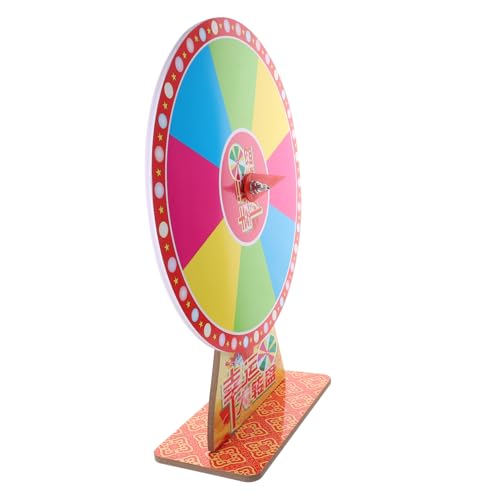 Supvox Drehendes Preisrad für Partys mit Einzigartigem Design Segmente für Messen Feiern und DIY Spiele Langlebig und Tragbar Supvox Drehendes Preisrad für Partys mit Einzigartigem Design Segmente für Messen Feiern und DIY Spiele Langlebig und Tragbar von Supvox