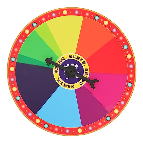 Supvox Drehendes Preisrad für Wandspielzeug Tragbares für Gewinnspiele und Veranstaltungen Langlebiges Design für Partys und Spieleabende Supvox Drehendes Preisrad für Wandspielzeug Tragbares für Gewinnspiele und Veranstaltungen Langlebiges Design für Partys und Spieleabende von Supvox