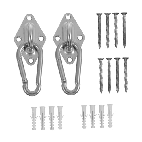 Supvox Edelstahl Karabinerhaken Rostfrei Hohe Tragkraft Feder Schnellverschluss Vielseitig für Outdoor Hängematten Schaukeln und Fitnessgeräte Langlebig und Sicher Supvox Edelstahl Karabinerhaken Rostfrei Hohe Tragkraft Feder Schnellverschluss Vielseitig für Outdoor Hängematten Schaukeln und Fitnessgeräte Langlebig und Sicher von Supvox