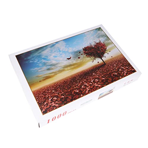 Supvox Educational Paper Puzzle für Teile Landschafts Puzzle Spaß und Lernspielzeug für Jungen und Mädchen Sicheres und Druckentlastendes Design von Supvox