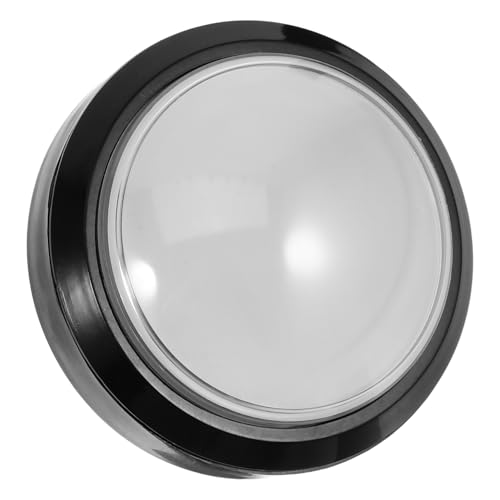 Supvox Eingabeaufforderung Knopf Sprechen Spielautomatentaste Klicker Summer Beantworten Summer Für Quizspiele Quizze Drücken Buzz-Taste Spieltasten Handsummer Std Quiz-Buzzer Metall Weiß von Supvox