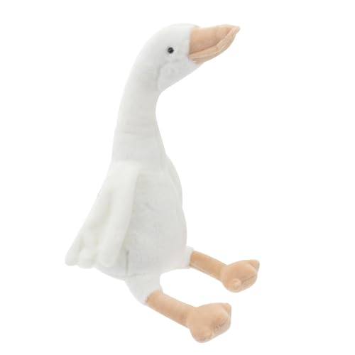 Supvox Einzigartiges Weißes Plüschtier Kuscheliges Stofftier Kreative Dekorative Puppe Kinderzimmer Sofa Deko für Mädchen Jungen von Supvox
