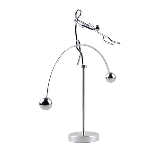 Supvox Eisenbecher Eisenornament Schreibtischdekoration Schwingendes Ornament Becherornament Eisenkunsthandwerk Balanceball Eisenkunst Balancespielzeug Schaukel von Supvox