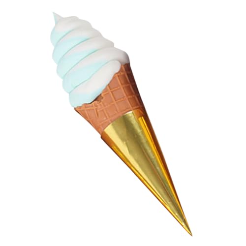 Supvox Realistisches PVC-eistüte-gefälschtes Dessert-Spielzeug Für Jungen Und Mädchen Schaufenster-Display Lebensechte Künstliche Eiscreme-Requisite von Supvox