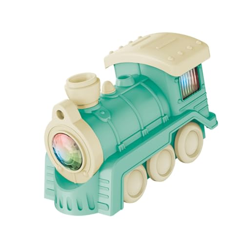 Supvox Elektrische Lokomotive mit Sprühfunktion und Schwebendem Ball Grün Kindersicheres Kunststoffmaterial Kreatives Zugspielzeug für Mädchen und Jungen von Supvox