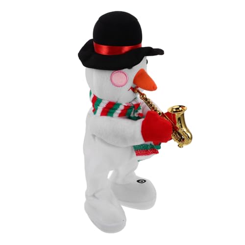 Supvox Elektrische Weihnachts Schneemann Musikalisches Plüsch Tanzende Weihnachtsdekoration Für Kinderzimmer Wohnzimmer Und Festlichkeiten von Supvox