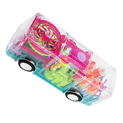 Supvox Elektrischer Spielzeugbus mit Transparentem Gehäuse Bunter Zahnradmechanik Licht und Musik Beweglich Lehrreiches für Geeignet als für Mädchen und Jungen Supvox Elektrischer Spielzeugbus mit Transparentem Gehäuse Bunter Zahnradmechanik Licht und Musik Beweglich Lehrreiches für Geeignet als für Mädchen und Jungen von Supvox