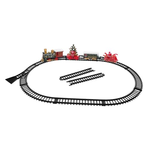 Supvox Elektrisches Weihnachtszug Gleis Vintage Lokomotive mit Lichtern und Musik Einfach zu Montierendes Kinderspielzeug für Kreative Feiertagsdekoration und Interaktives Supvox Elektrisches Weihnachtszug Gleis Vintage Lokomotive mit Lichtern und Musik Einfach zu Montierendes Kinderspielzeug für Kreative Feiertagsdekoration und Interaktives von Supvox
