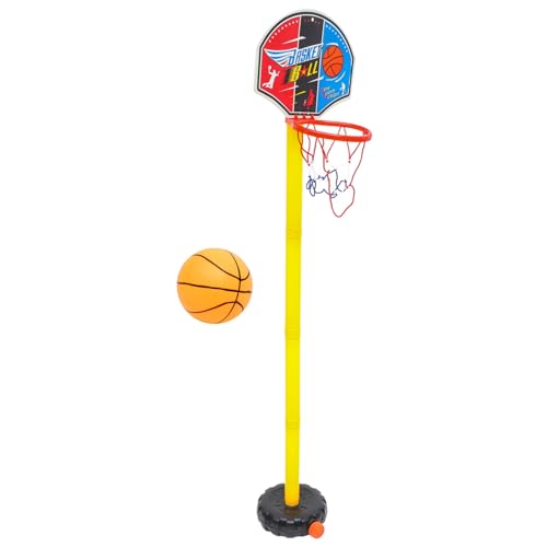 Supvox Eltern Junge Mädchen Interaktives Basketballspielzeug Set Höhenverstellbarer Basketballkorb für Leicht und Tragbar für Drinnen und Draußen Fördert Basketballfähigkeiten Supvox Eltern Junge Mädchen Interaktives Basketballspielzeug Set Höhenverstellbarer Basketballkorb für Leicht und Tragbar für Drinnen und Draußen Fördert Basketballfähigkeiten von Supvox