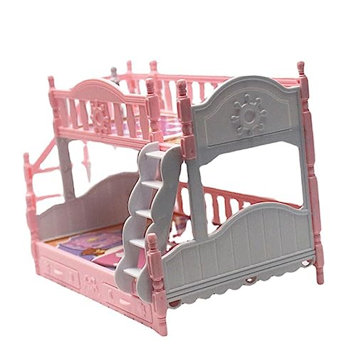 Supvox Etagenbett Für Puppenhaus Doppelstock Bett Für Mini Puppenmöbel Für Kreative Rollenspiele Supvox Etagenbett Für Puppenhaus Doppelstock Bett Für Mini Puppenmöbel Für Kreative Rollenspiele von Supvox