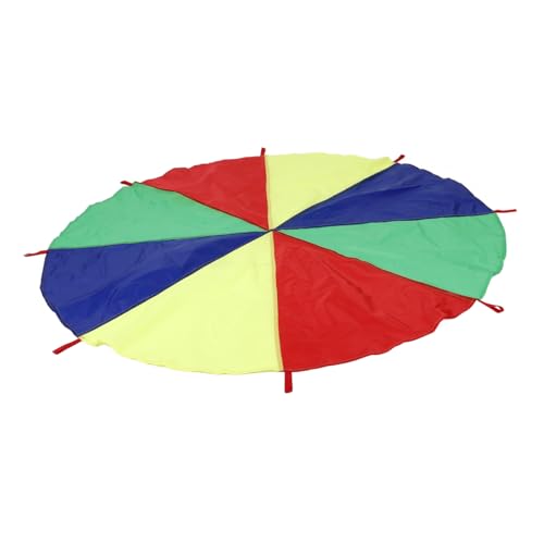 Supvox Fallschirm Trampolin Fallschirm Riesen-spielfallschirm Fallschirm Feldtag Spiele Fallschirme Pausenausrüstung Fallschirmspringen Kleiner Fallschirm Stoff von Supvox