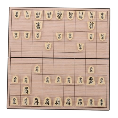 Supvox Faltbares Magnetisches Schachspiel Tragbares Traditionelles Japanisches Brettspiel für Jung und Reisen und Familienspaß Fördert Strategisches und Problemlösungsfähigkeiten von Supvox