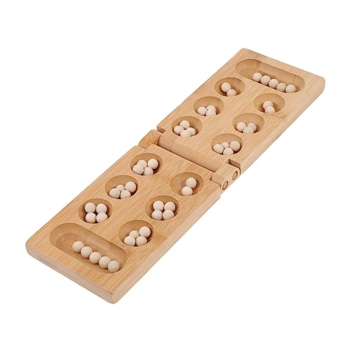 Supvox Faltbares Mancala Brettspiel aus Natürlichem Bambus Kreatives Strategiespiel für Erwachsene Pädagogisches Denkspiel mit Glatter Oberfläche und Bruchsicherer Holzstruktur Supvox Faltbares Mancala Brettspiel aus Natürlichem Bambus Kreatives Strategiespiel für Erwachsene Pädagogisches Denkspiel mit Glatter Oberfläche und Bruchsicherer Holzstruktur von Supvox
