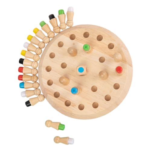 Supvox Farbenfrohes Memory Schachspiel aus Holz Pädagogisches Gesellschaftsspiel zur Konzentrationsförderung Kindersicheres Lernspielzeug für Gedächtnisentwicklung und Logisches Großes Supvox Farbenfrohes Memory Schachspiel aus Holz Pädagogisches Gesellschaftsspiel zur Konzentrationsförderung Kindersicheres Lernspielzeug für Gedächtnisentwicklung und Logisches Großes von Supvox