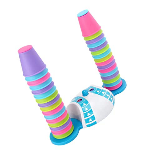 Supvox Farbenfrohes Stapelbecherspielzeug für Interaktives Lernspiel Feinmotorik und Hand Auge koordination Strapazierfähiges Kunststoffmaterial Leicht zu Reinigen mit Stabilem Sockel Supvox Farbenfrohes Stapelbecherspielzeug für Interaktives Lernspiel Feinmotorik und Hand Auge koordination Strapazierfähiges Kunststoffmaterial Leicht zu Reinigen mit Stabilem Sockel von Supvox