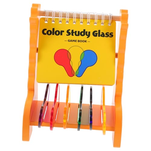 Supvox Farbsortier aus Holz mit Giraffen Design Dreifarbiger Optischer Filter Pädagogisches Wissenschaftsspiel zur Farberkennung und Konzentrationsförderung für Vorschulkinder von Supvox